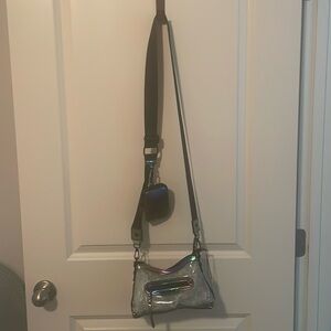 Madden NYC hobo crossbody with chain